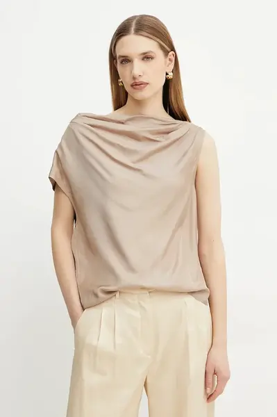 Halenka Marciano Guess DORIAN dámská, béžová barva, hladká, 5GGH20 7309A