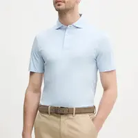Bavlněné polo tričko Hackett London modrá barva, HM563434