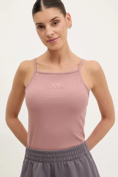 Top adidas ALL SZN RIB oranžová barva, JJ1222