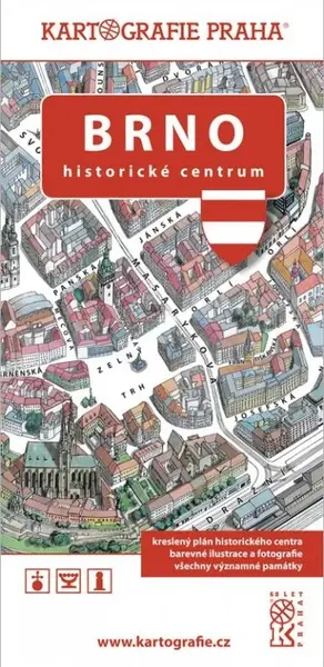 Brno - Historické centrum/Kreslený plán města