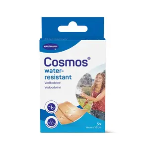 Cosmos Water-Resistant 6 x 10 cm voděodolná náplast 5 ks