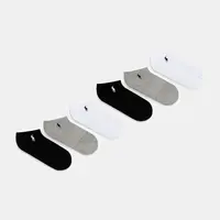Ponožky Polo Ralph Lauren 6-pack dámské, šedá barva, 455950427
