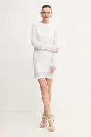 Šaty Pinko bílá barva, mini, 104891 A2EB