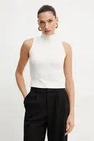 Top Guess PRISCILLA béžová barva, s pologolfem, W4BP57 KCNV2