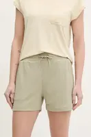 Outdoorové šortky Helly Hansen LIFA TECH dámské, béžová barva, high waist, 63419