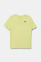 Dětské tričko Under Armour SPORTSTYLE LC SS zelená barva, s potiskem, 1389962