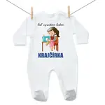 Boodyy Overal Keď vyrastiem budem krajčírka 62 (2-4 mesiace)