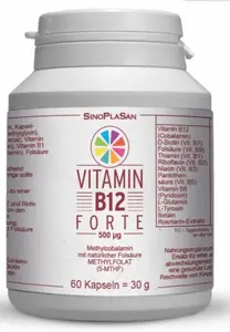 Vitamin B12 FORTE 500 μg Methylcobalamin, 60 kapsúl