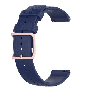 BStrap Silicone Rain remienok na Garmin Vivoactive 3, dark blue