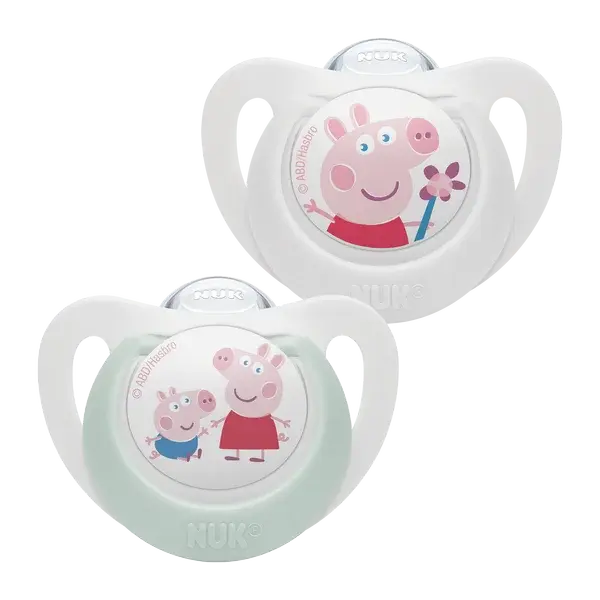 NUK cumlík STAR Peppa Pig 0-6 m