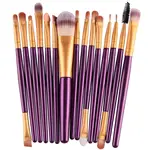 Štetce na líčenie - Fialová/Zlatá H4517