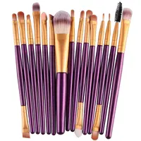 Štetce na líčenie - Fialová/Zlatá H4517