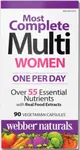 WEBBER NATURALS Ženy kompletný multivitamín