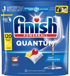 Finish Tabs Quan.All in1 Lemon čistič umývačky riadu