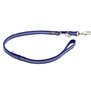 Reflexné prepínacie vodítko Red Dingo modré, šírka: 25 mm