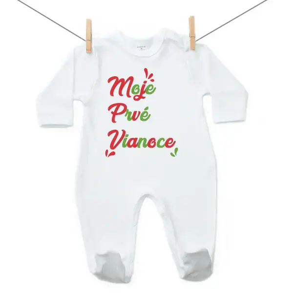 Boodyy Overal Moje prvé Vianoce 68 (3-6 mesiacov)