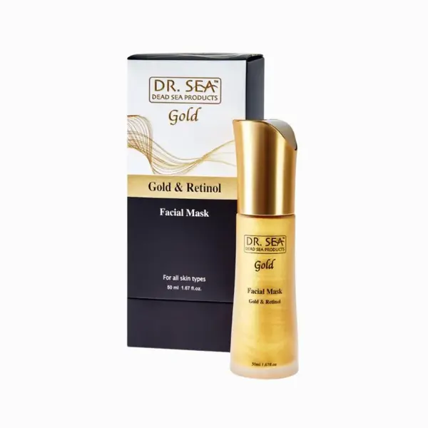 Pleťová maska na tvár Gold & Retinol - 50ml - Dr. Sea