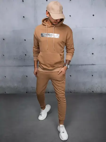 Pánský teplákový souprav Barva kamelová DSTREET