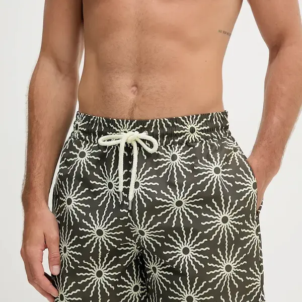 Plavkové šortky Frescobol Carioca zelená farba, 2614.849