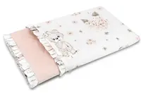 Obojstranná proš. deka Bavlna + Velvet 100 x 75 cm, Míša Baletka, púdrová