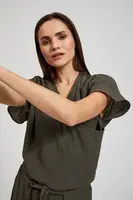 Marisse Women's Shirt L-Ko-4365 D.Olive