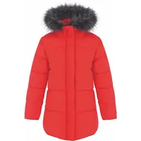 LOAP TOMKA Dievčenský zimný kabát, červená, veľkosť 112-116