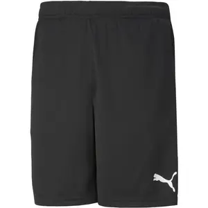 Puma TEAMRISE TRAINING SHORTS JR Chlapčenské futbalové šortky, čierna, veľkosť