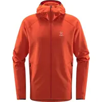 HAGLÖFS SKUTA HOOD Pánska mikina, červená, veľkosť