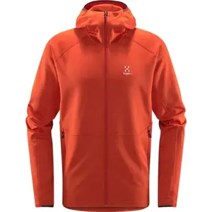 HAGLÖFS SKUTA HOOD Pánska mikina, červená, veľkosť