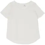 GAP BLEND SCOOP Dámske tričko, biela, veľkosť