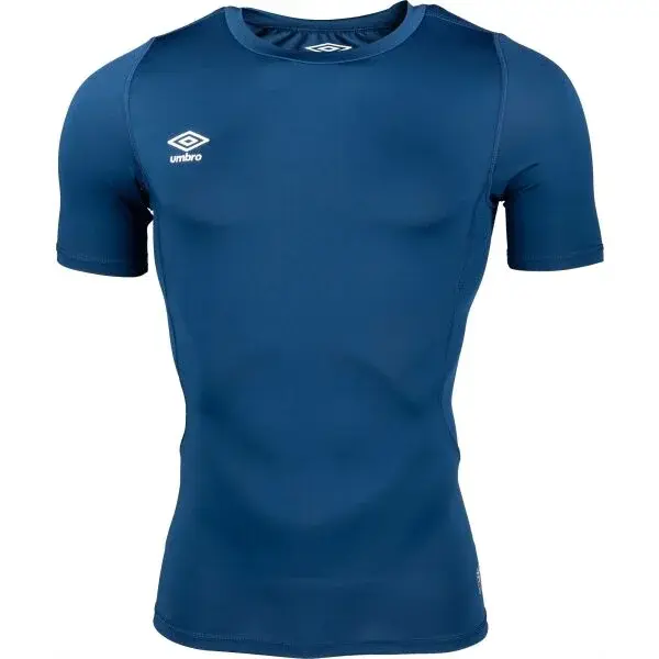 Umbro CORE SS CREW BASELAYER Pánske športové tričko, tmavo modrá, veľkosť