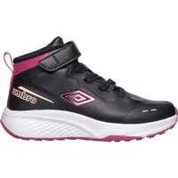 Umbro RAMSEY MID Detská voľnočasová členková obuv, čierna, veľkosť 28
