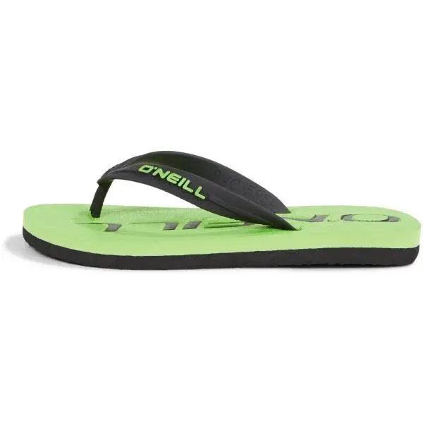 O'Neill PROFILE LOGO Chlapčenské žabky, zelená, veľkosť