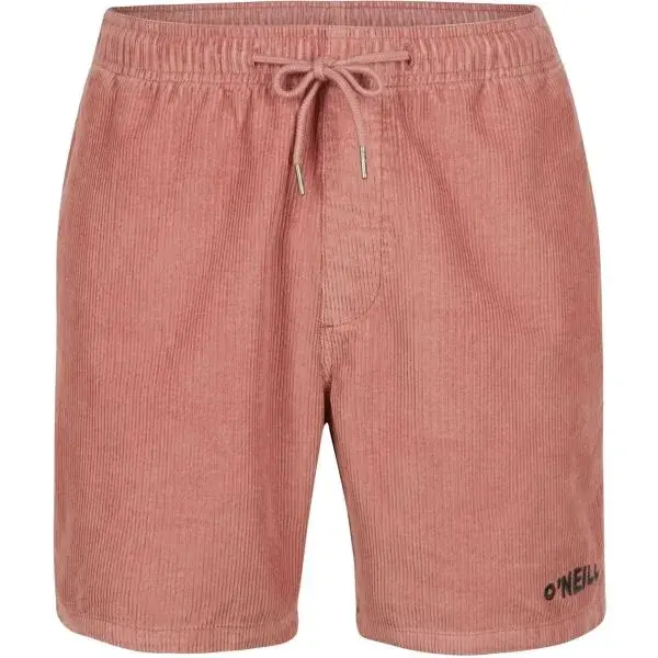 O'Neill CAMORRO CORD SHORT Pánske šortky, lososová, veľkosť
