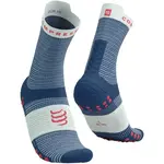 Compressport PRO RACING SOCK v4.0 RUN HIGH Bežecké ponožky, modrá, veľkosť