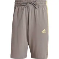 adidas ESSENTIALS SINGLE JERSEY 3-STRIPES SHORTS Pánske kraťasy, sivá, veľkosť