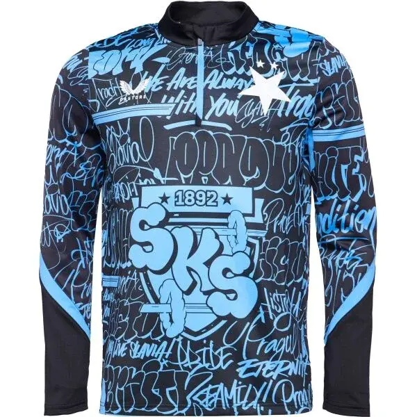 CASTORE SLAVIA PRAGUE PRE MATCH MIDLAYER TOP Pánsky top, svetlomodrá, veľkosť XXL