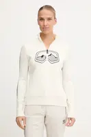 Svetr s příměsí vlny BOGNER Fire+Ice AZRA béžová barva, s pologolfem, 84538499