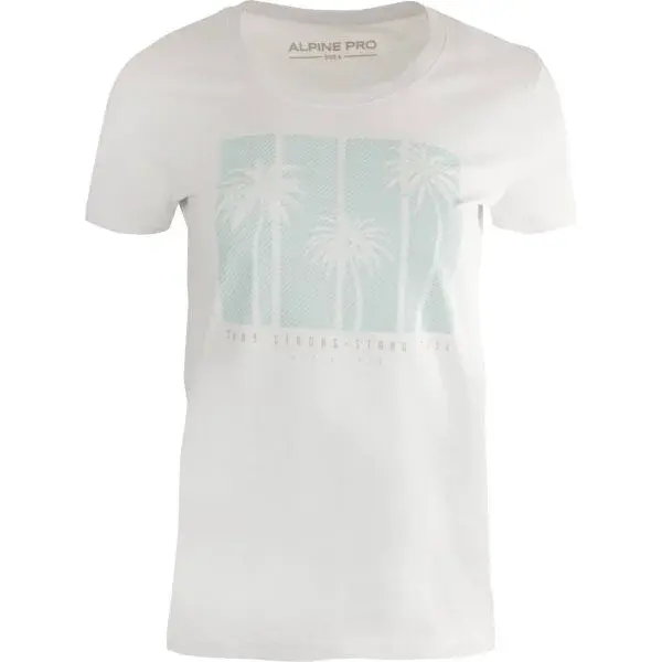 ALPINE PRO CUVA Dámske tričko, biela, veľkosť