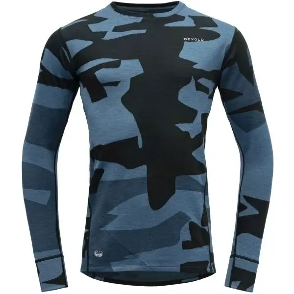 Devold KLOVSTIEN MERINO Pánske tričko, modrá, veľkosť