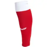 CASTORE TOP SOCK FOOTLESS Pánske futbalové štulpne, červená, veľkosť