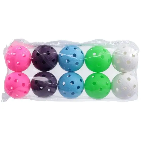 FREEZ PRIME II 10 PCS Florbalová loptička, mix, veľkosť