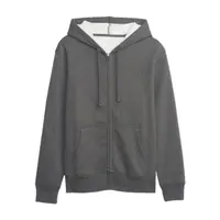 GAP FULLZIP LOGO Pánska mikina, tmavo sivá, veľkosť