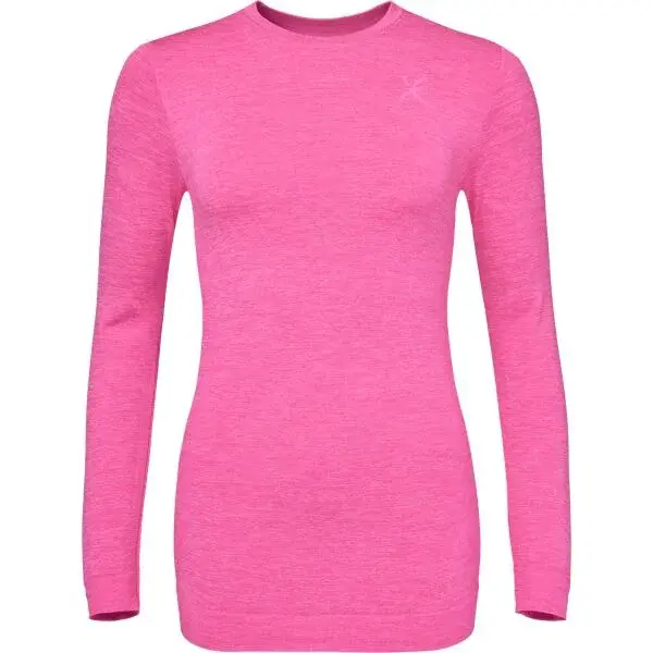 Klimatex LOFOT Dámske bezšvové termo tričko, vínová, veľkosť