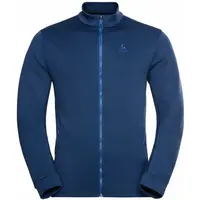 Odlo MID LAYER FULL ZIP BERRA Pánska mikina, tmavo modrá, veľkosť
