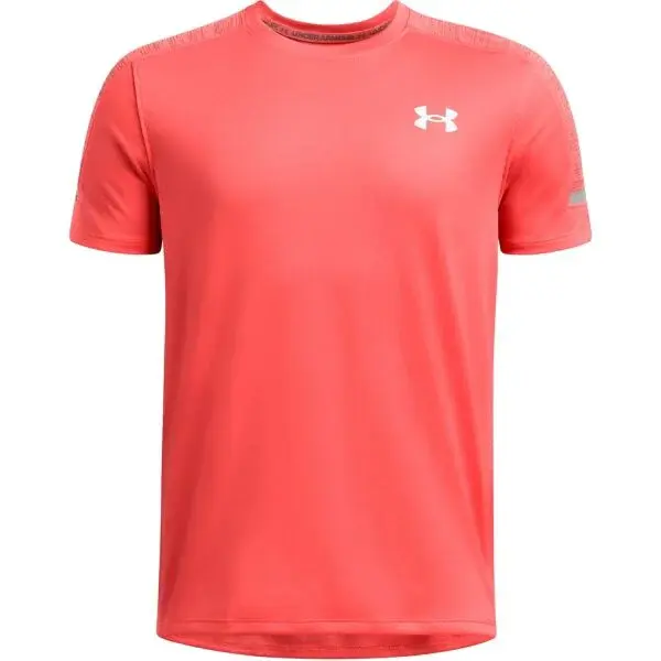 Under Armour TECH UTILITY TEE Chlapčenské športové tričko, lososová, veľkosť M