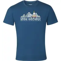 PROGRESS AROMATIC NEPAL Pánske outdoorové tričko, modrá, veľkosť