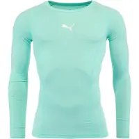 Puma LIGA BASELAYER TEE LS Pánske funkčné tričko, tyrkysová, veľkosť