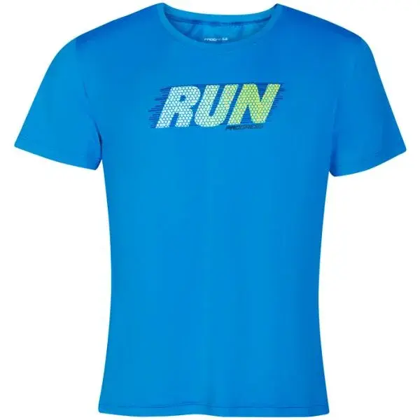 PROGRESS DEPORTE RUN Pánske športové tričko, modrá, veľkosť