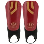Umbro CERAMICA GUARD WITH ANKLE SOCK - JNR Detské futbalové chrániče, červená, veľkosť